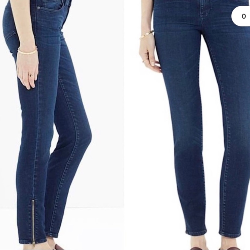 Madewell Skinny Skinny Zipper Jeans 30
